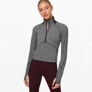 Lululemon Always Alert 1/2 Zip, Sz 4